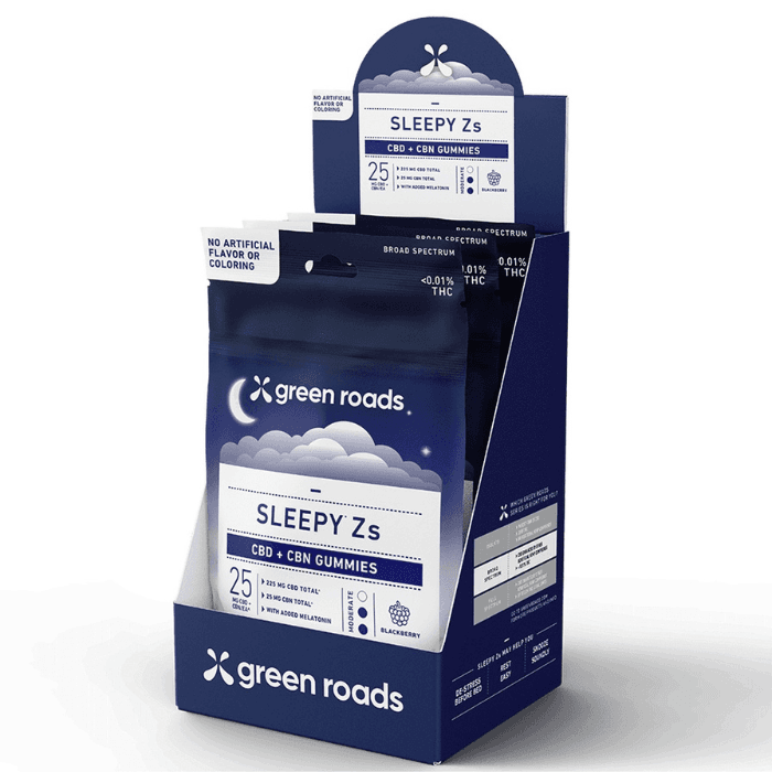 Green Roads Sleepy Zs 10Ct 4 Pack Site Image