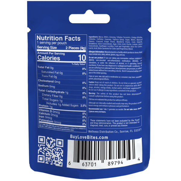 Love Bites | Male Enhancement Gummies | 2 Count - Image 2