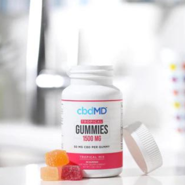 cbdMD | CBD Gummies Tropical Mix | 1500mg - 30 Count - Image 3