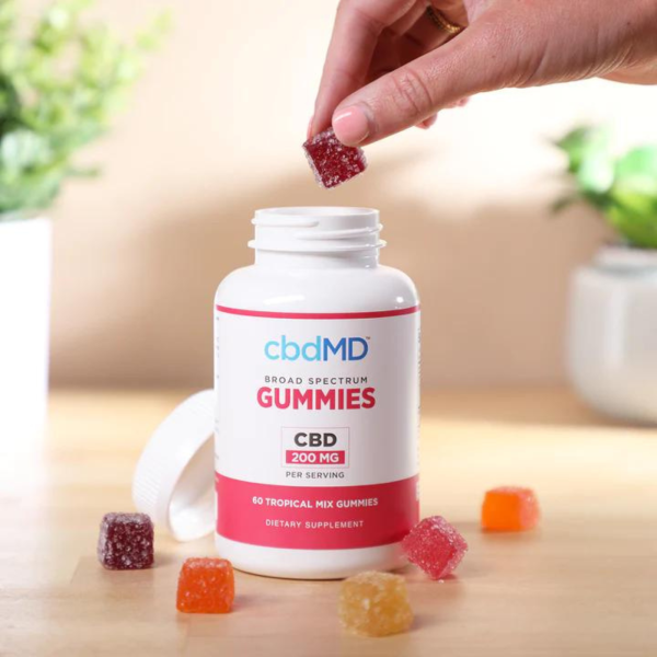 cbdMD | CBD Gummies Tropical Mix | 6000mg - 60 Count - Image 4