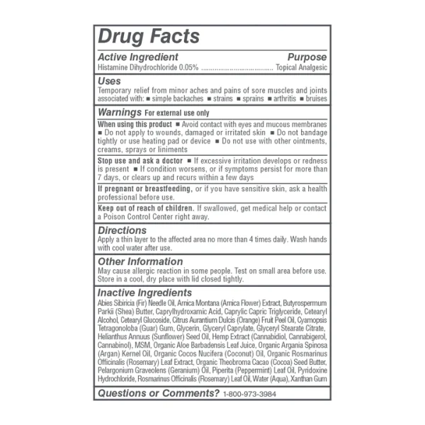 cbdMD | 3000mg CBD Pain Cream for Recovery  | CBD Cream for Pain - Image 3