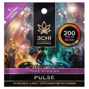 3Chi THC Gummies - Pulse 2CT
