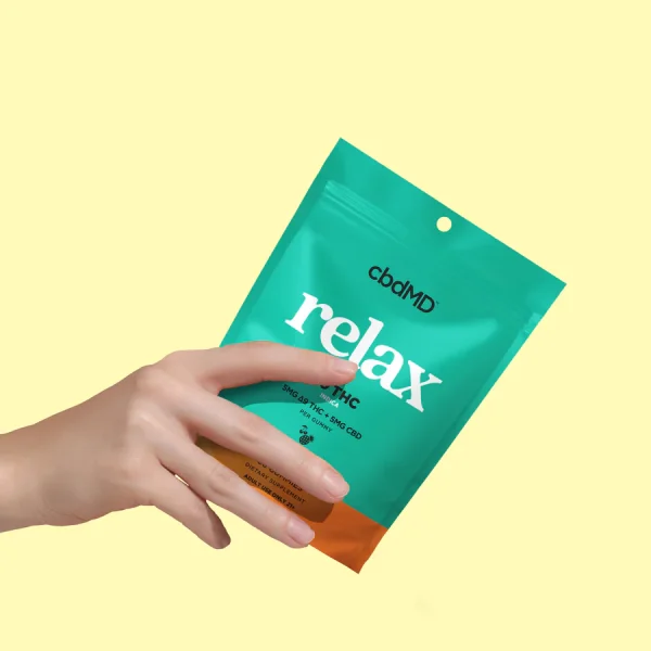 cbdMD | Delta-9 THC Relax Gummies | 5mg THC + 5mg CBD - 30ct - Image 4