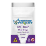 Cannabis Pharmacy CBD Sleep Gummies | 10mg CBD + 10mg CBN + 5mg Melatonin - Blood Orange - 2ct