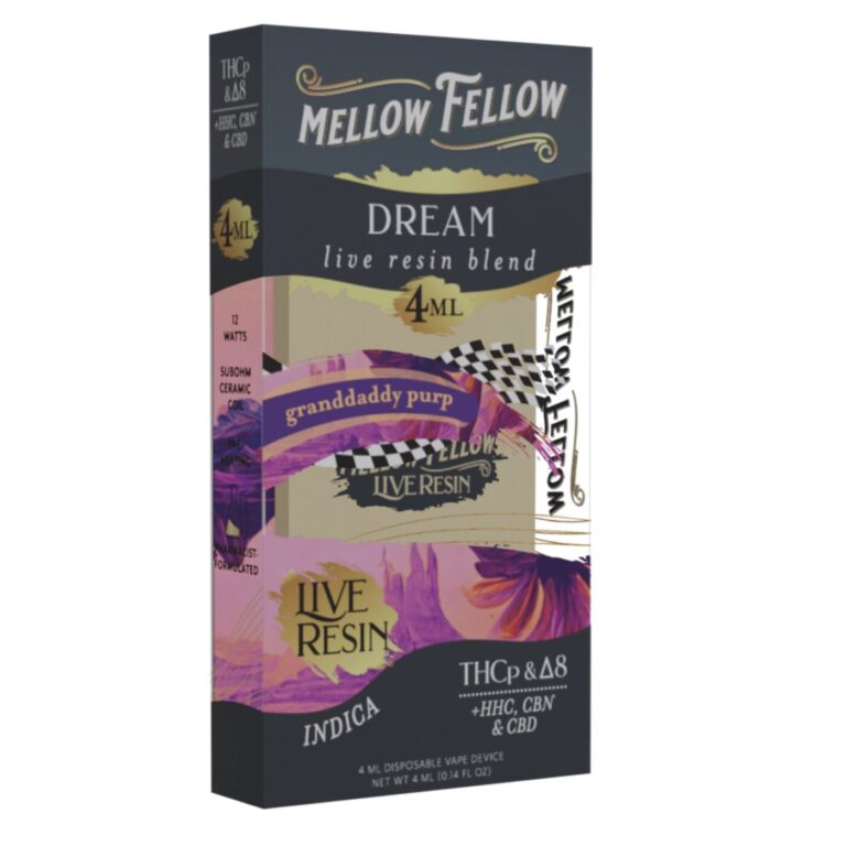 Granddaddy Purp Live Resin THC Disposable