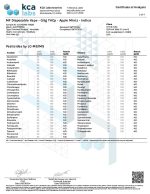 Lab Test Report - Page 1 for Apple Mintz THCP Vape - Full Ingredient Breakdown