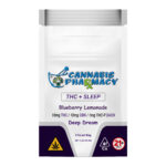 Cannabis Pharmacy | Deep Dream Sleep Gummies | 10mg CBN +10mg D9 +1mg THCP - Blueberry Lemonade - 2ct
