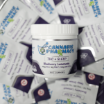 Premium Cannabis Pharmacy Deep Dream Sleep Gummies 10mg CBN +10mg D9 +1mg THCP Blueberry Lemonade 30ct for cannabis use