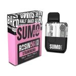 Half Bak’d Sumo 5G Disposable Vape – Strawnana Flavor with THC-P, THC-H, THC-A