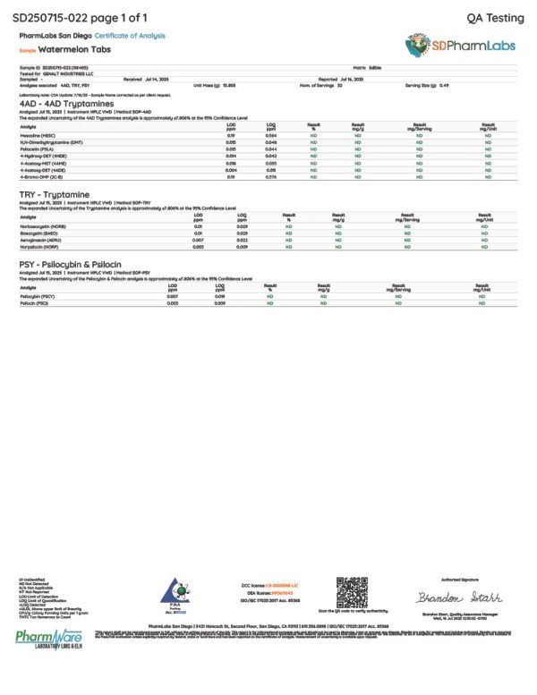 Wunder | Mushroom Tablets - Watermelon | Maxx Tablets -14,000mg - 1ct - Image 2