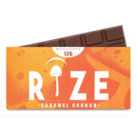Rize | Caramel Crunch Mushroom Chocolate Bar | Megasdose 12g Bar