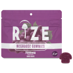 Rize | Sour Grape Mushroom Gummies | Megadose 7500mg - 15ct