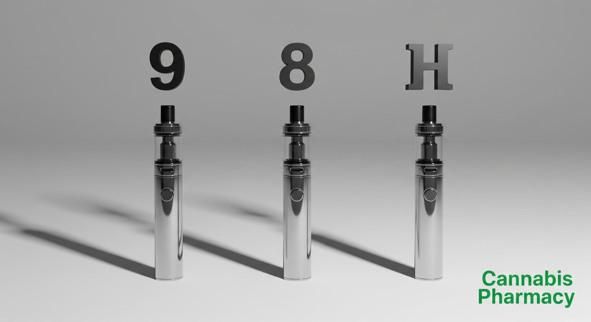THC Pens vs. Delta-8 and HHC Vapes