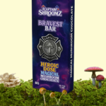 Captain Shroomz | Bravest Bar Heroic Dose Mushroom Chocolate | 8G - Belgian Chocolate