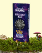 Captain Shroomz | Bravest Bar Heroic Dose Mushroom Chocolate | 8G - Belgian Chocolate