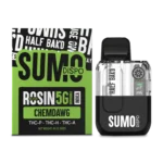 Half Bak'd | Rosin Blend Sumo THC Vape - Chemdawg | 5G - Indica Disposable - Image 2