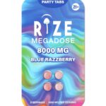 Rize | Blue Razz Party Tabs | 8000mg - 4pc