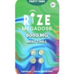 Rize | Mint Chill Party Tabs | 8000mg - 4pc