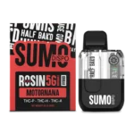 Half Bak'd | Rosin Blend Sumo THC Vape - Motornana | 5G - Hybrid Disposable - Image 2