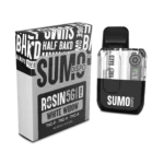 Half Bak'd | Rosin Blend Sumo THC Vape - White Widow | 5G - Hybrid Disposable