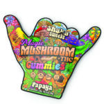 Shaka Sweets | Magic Mushroom + THC Gummies | Papaya - 8ct