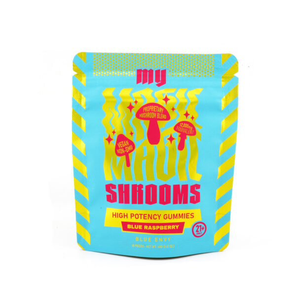 My Magic Shrooms | Blue Raspberry Mushroom Gummies | 10ct - Image 2
