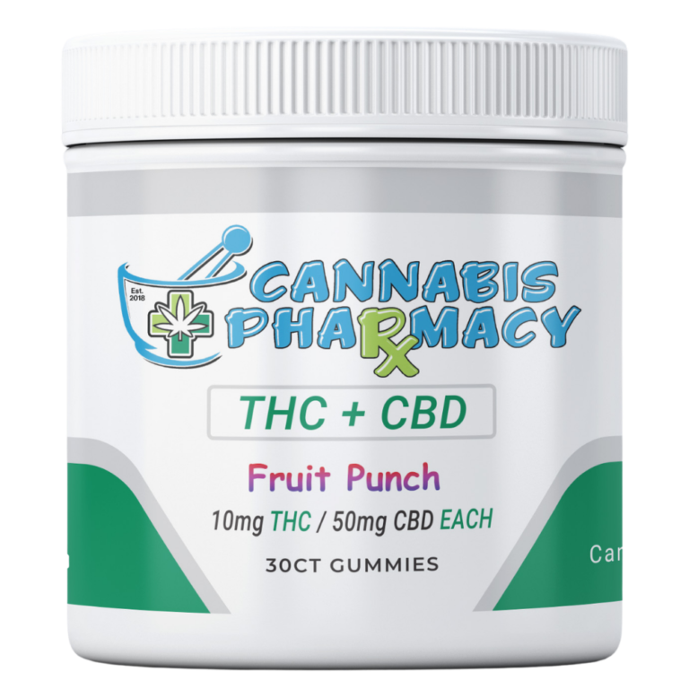 Fruit Punch CBD Gummies with THC