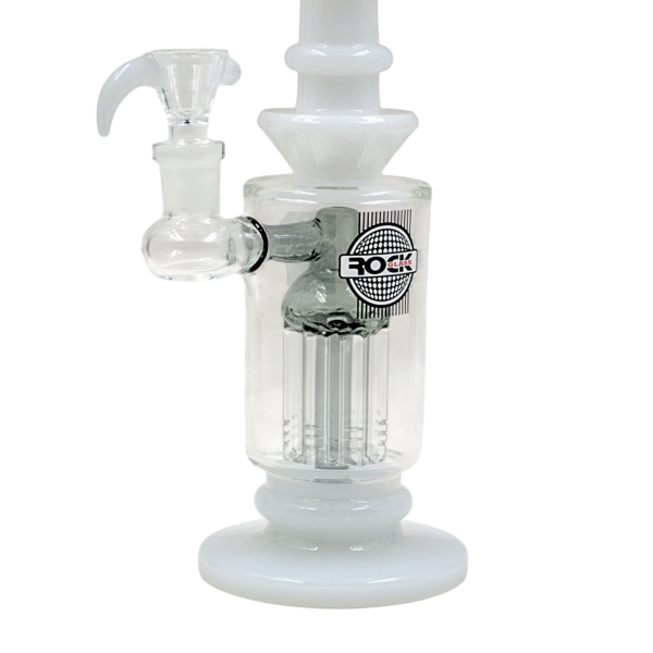 RockCascade 10-inch Tree Perc Glass Bong with built-in tree percolator and durable glass design.