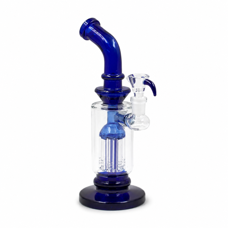 RockCascade 10-inch Tree Perc Glass Bong with built-in tree percolator and durable glass design.