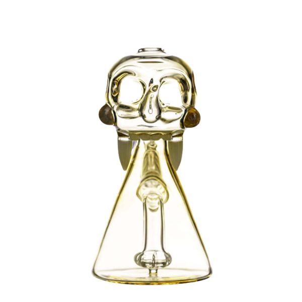 Monster Skull Water Bong featuring a detailed skull design and water filtration system.