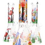 GoG Glow Mushroom Bong “Night Shroom” – 18.8 mm – 10″ – Assorted Colors