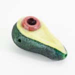 Empire Glassworks Avocadope Dry Pipe with handcrafted avocado-themed borosilicate glass artwork.