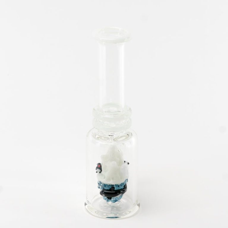 Empire Glassworks Avenge the Arctic Mini Tube with handcrafted Arctic wildlife and polar-themed glass artwork.