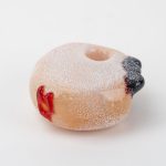 Empire Glassworks Pink Sprinkle Donut Dry Pipe featuring pink icing and colorful sprinkle glass artwork.