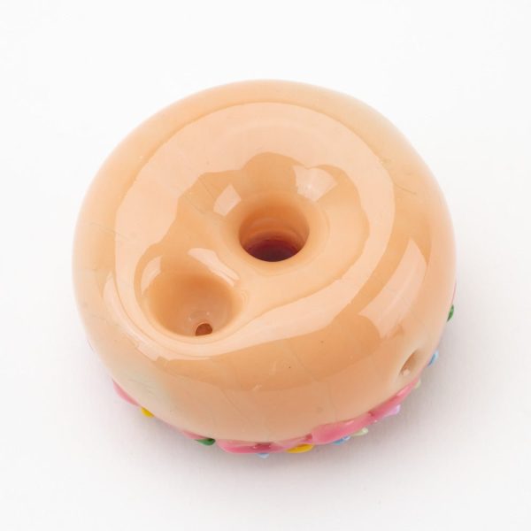 Empire Glassworks Pink Sprinkle Donut Dry Pipe - Image 2