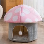 Cartoon Mushroom Pet Bed