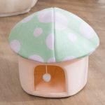 Cartoon Mushroom Pet Bed