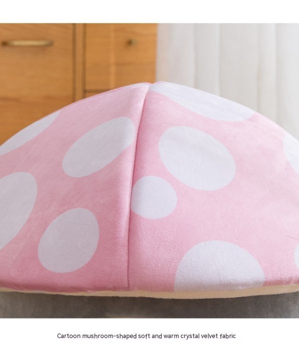Cartoon Mushroom Pet Bed
