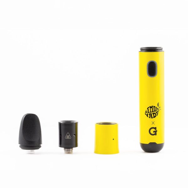 Lemonnade x G Pen Micro+ Vaporizer with compact portable design and collaboration branding.