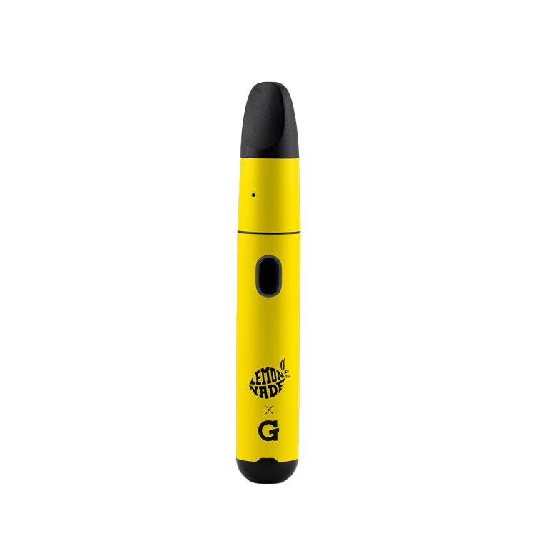 Lemonnade x G Pen Micro+ Vaporizer with compact portable design and collaboration branding.