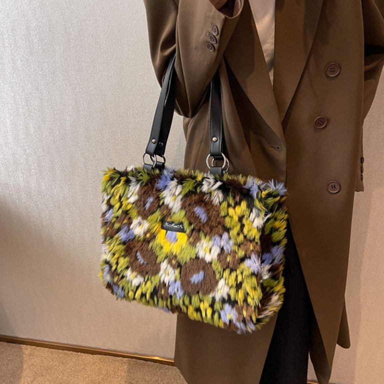floral shoulder purse