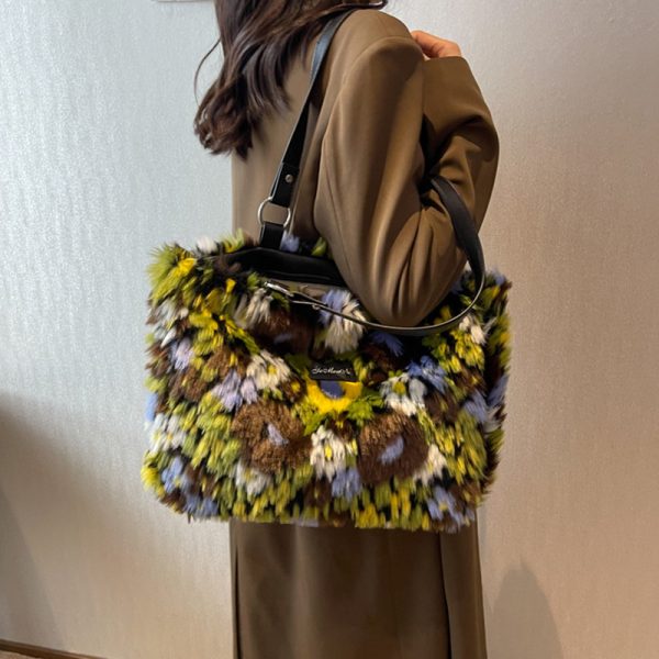 cozy plush purse