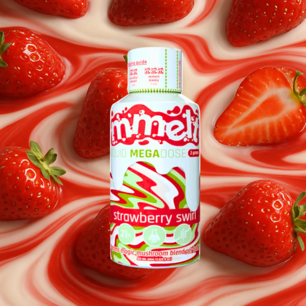 mmelt-mushroom-shots-strawberry-swirl-60ml-hero-front Mmelts | Strawberry Swirl Mushroom Shot | 3G - Image 1