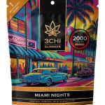 3CHI | True Strains High Potency Gummies Miami Nights - 20ct